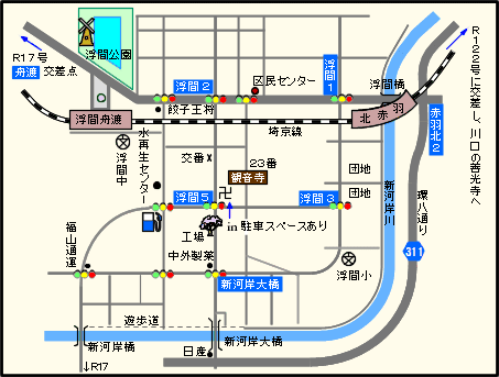 観音寺地図