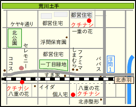 クチナシの咲くマップ