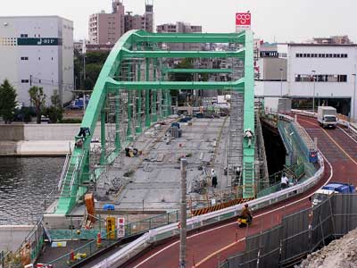 新河岸橋架替え工事12