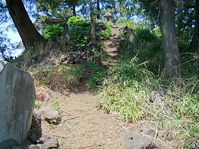 赤塚諏訪神社富士塚