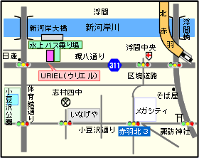 URIEL（ウリエル） map
